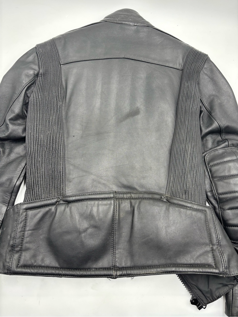 Hein Gericke Vintage Black Leather Motorcycle Mens Jacket - with liner SZ 40 - Picture 8 of 15
